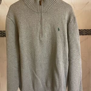 Vintage Ralph Lauren 1/4 zip mock neck sweater